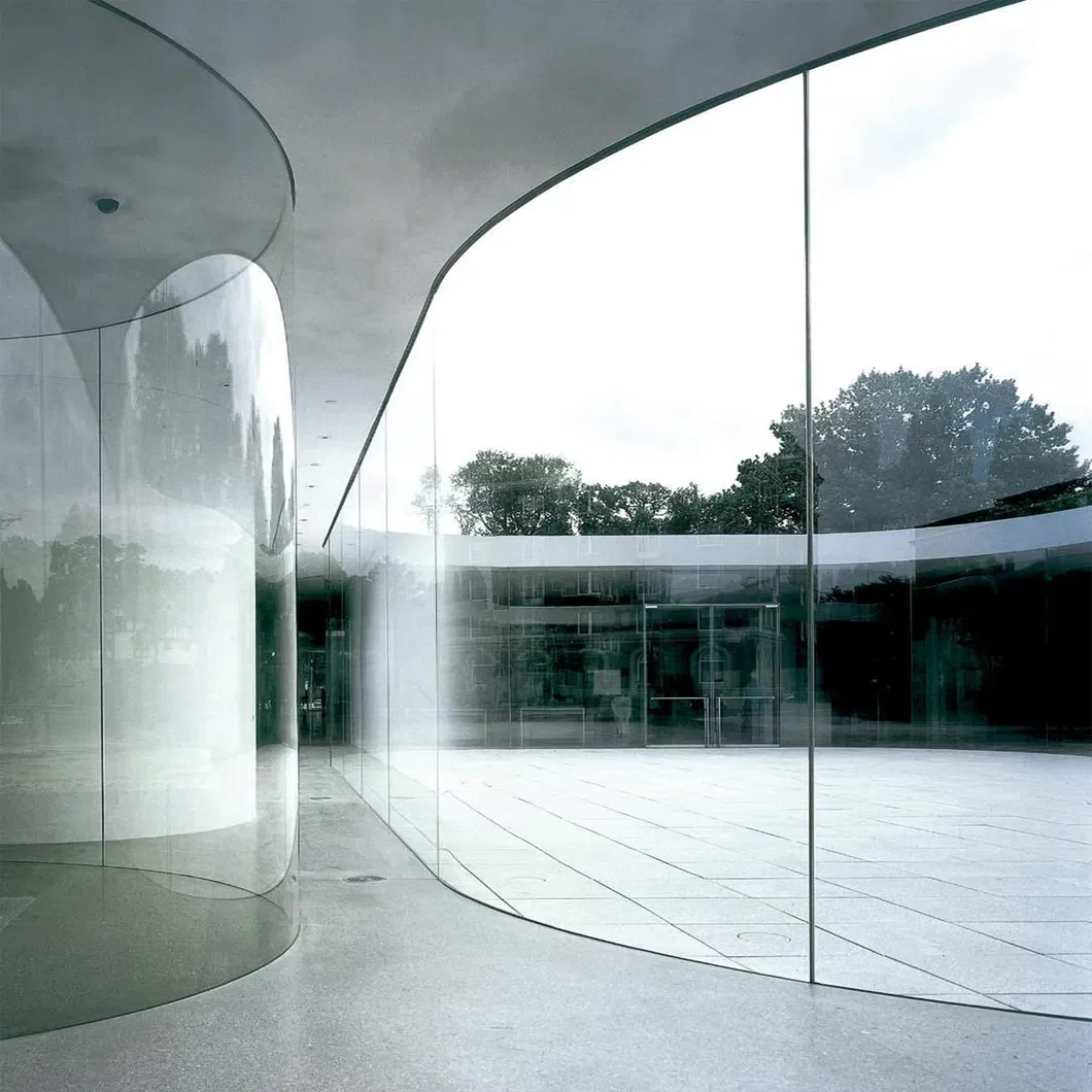 Vetro di sicurezza per l'edilizia Vetro temperato Vetro stratificato Vetro temprato per mobili Porta Finestra Showroom decorativo 3