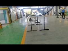 Vetro insolato a J curvo personalizzato per la costruzione di pareti a tenda