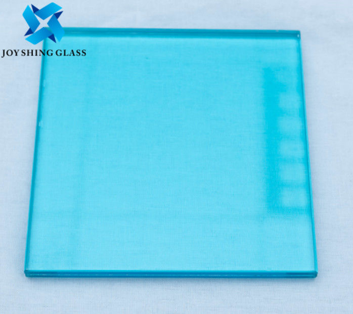 Vetro laminato colorato 0,76 mm Oceano blu PVB Vetro laminato di sicurezza