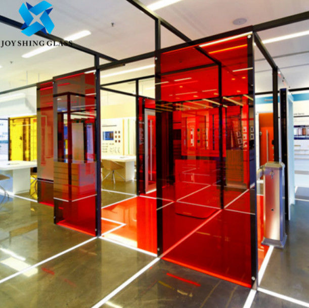 Vetro laminato colorato riflettente d'isolamento per le Camere/negozi