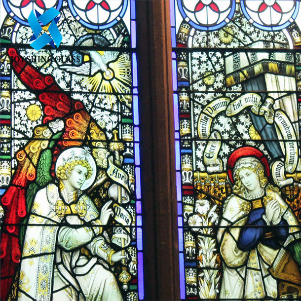 Il doppio solido di Tiffany Art Church Stained Glass 3mm-22mm ha lustrato il vetro di finestra per la parete