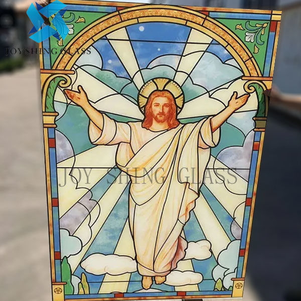 Il doppio solido di Tiffany Art Church Stained Glass 3mm-22mm ha lustrato il vetro di finestra per la parete