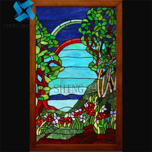 Il doppio solido di Tiffany Art Church Stained Glass 3mm-22mm ha lustrato il vetro di finestra per la parete