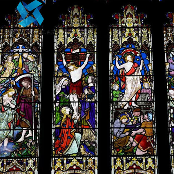 L'anti vetro macchiato UV della chiesa ha personalizzato il colore di forma di spessore di dimensione