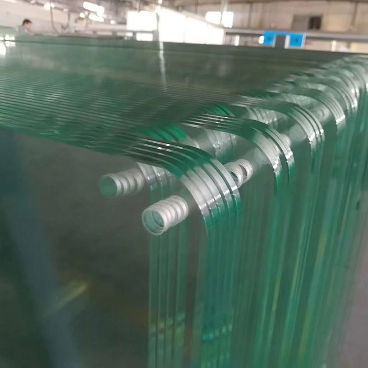 Vetro temperato temprato piatto piegato da 4-19 mm, certificato CE, in vendita