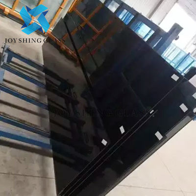 l'isolamento acustico di vetro laminato nero di 8mm PVB ha temperato il vetro laminato