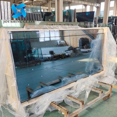 Vetro isolante colorato blu-grigio personalizzato per le pareti a tenda