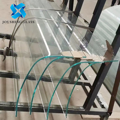 8 mm vetro ultra trasparente piegato rinforzato per vetro curvo per scale