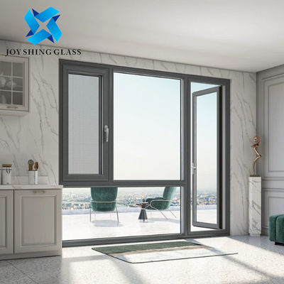 Finestre in UPVC con maglia di maglia serie 60