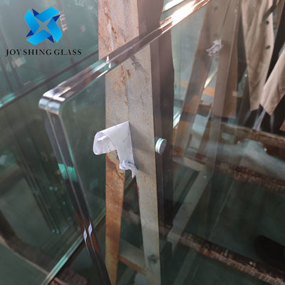 Righe di vetro laminato temperato PVB trasparente di 21,52 mm personalizzate